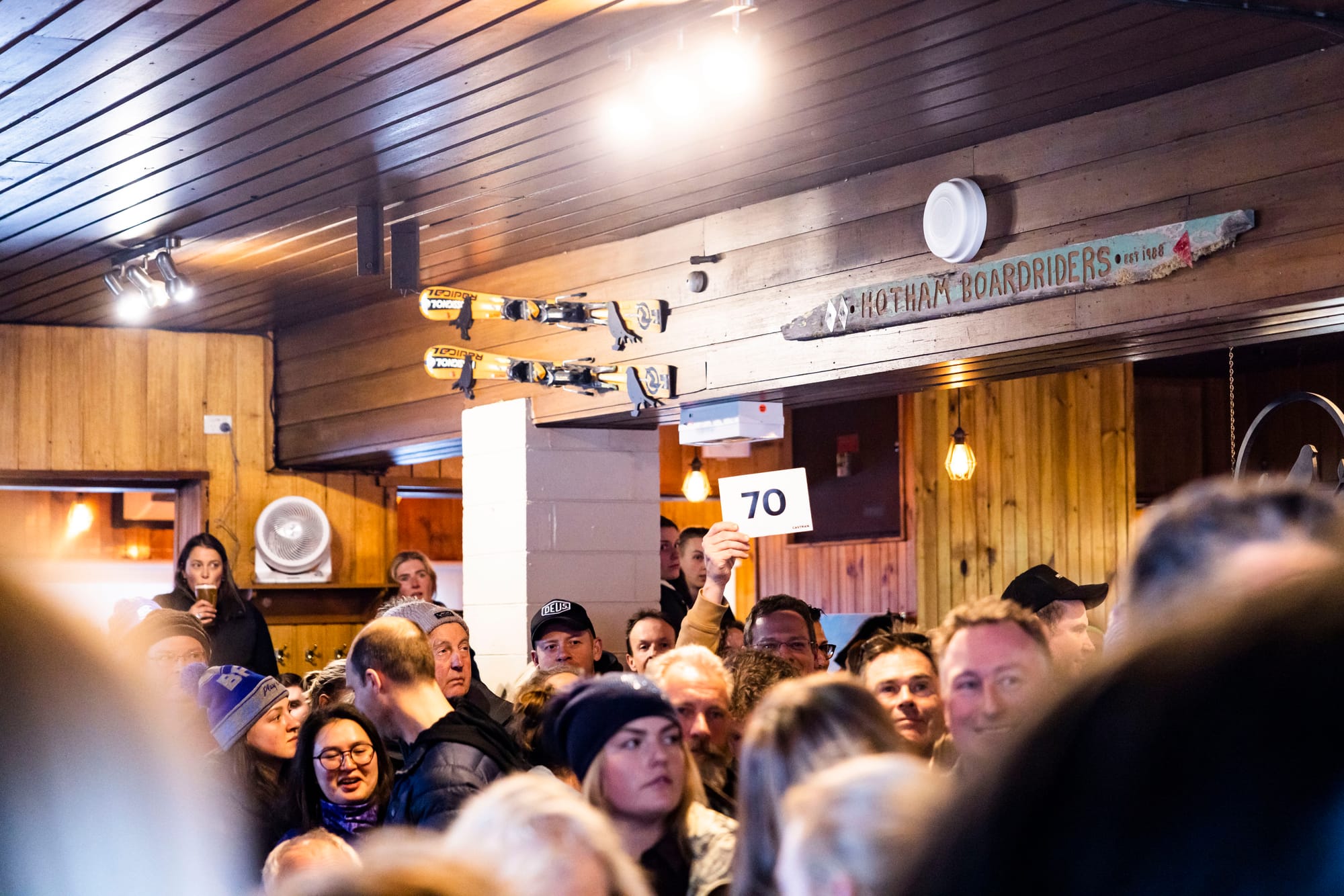 GOING ONCE: The auction raised over $75,000 for the local community.