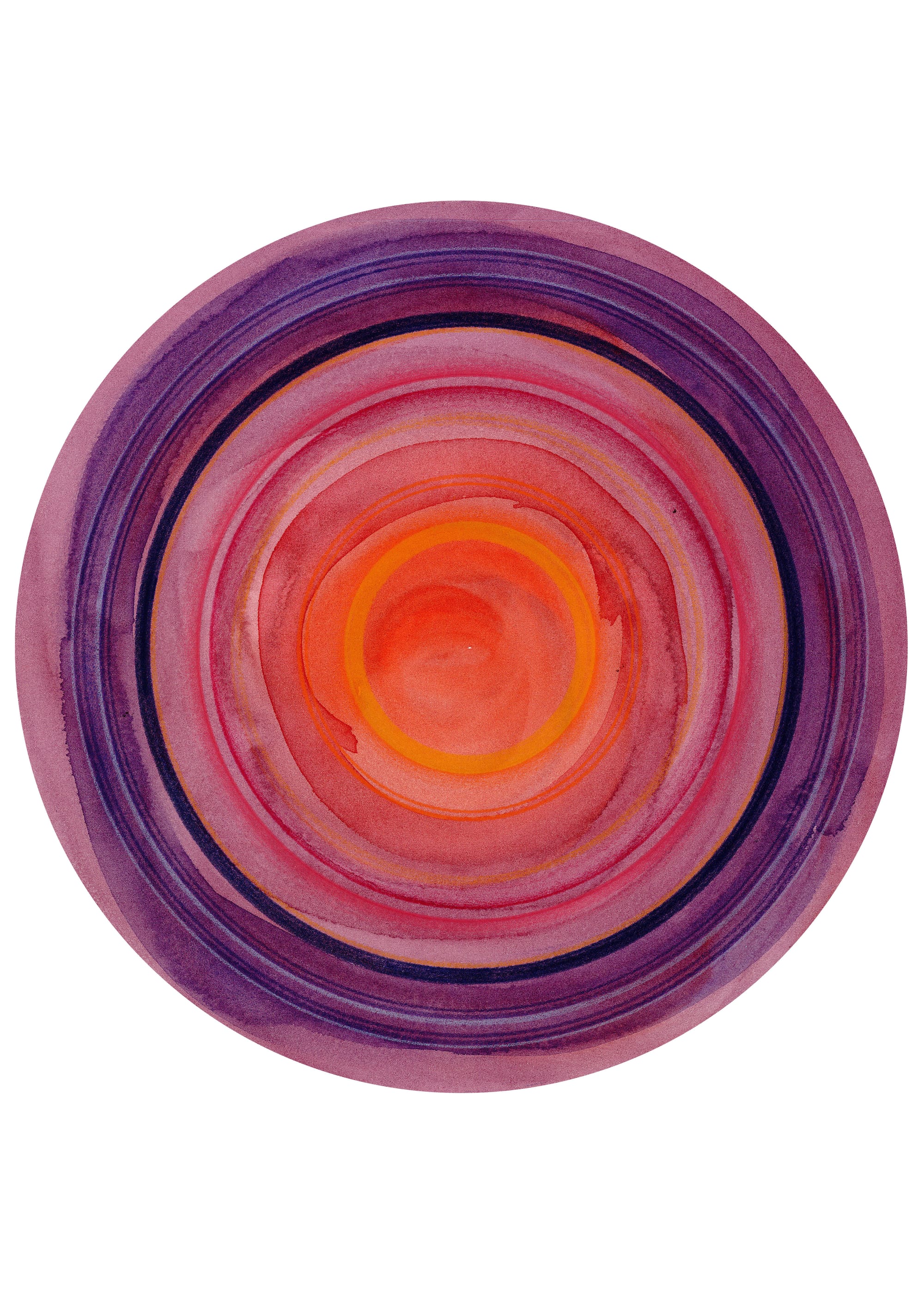 Elizabeth Willing, Untitled (undisclosed red wine), 2019, watercolour and pencil on paper, 29 x 38cm each.