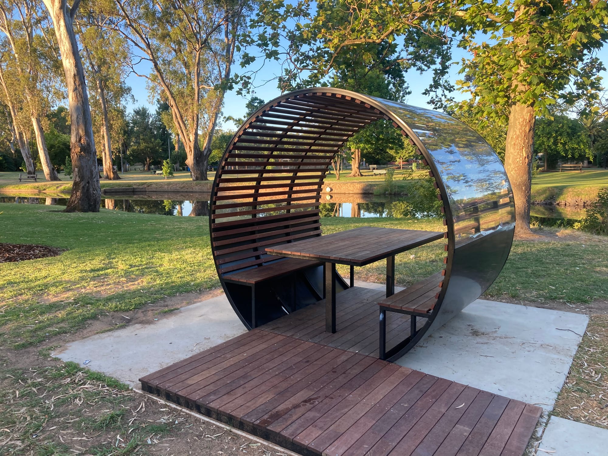 WHAT A VIEW: Seven Creeks Park is the perfect place to relax and unwind.