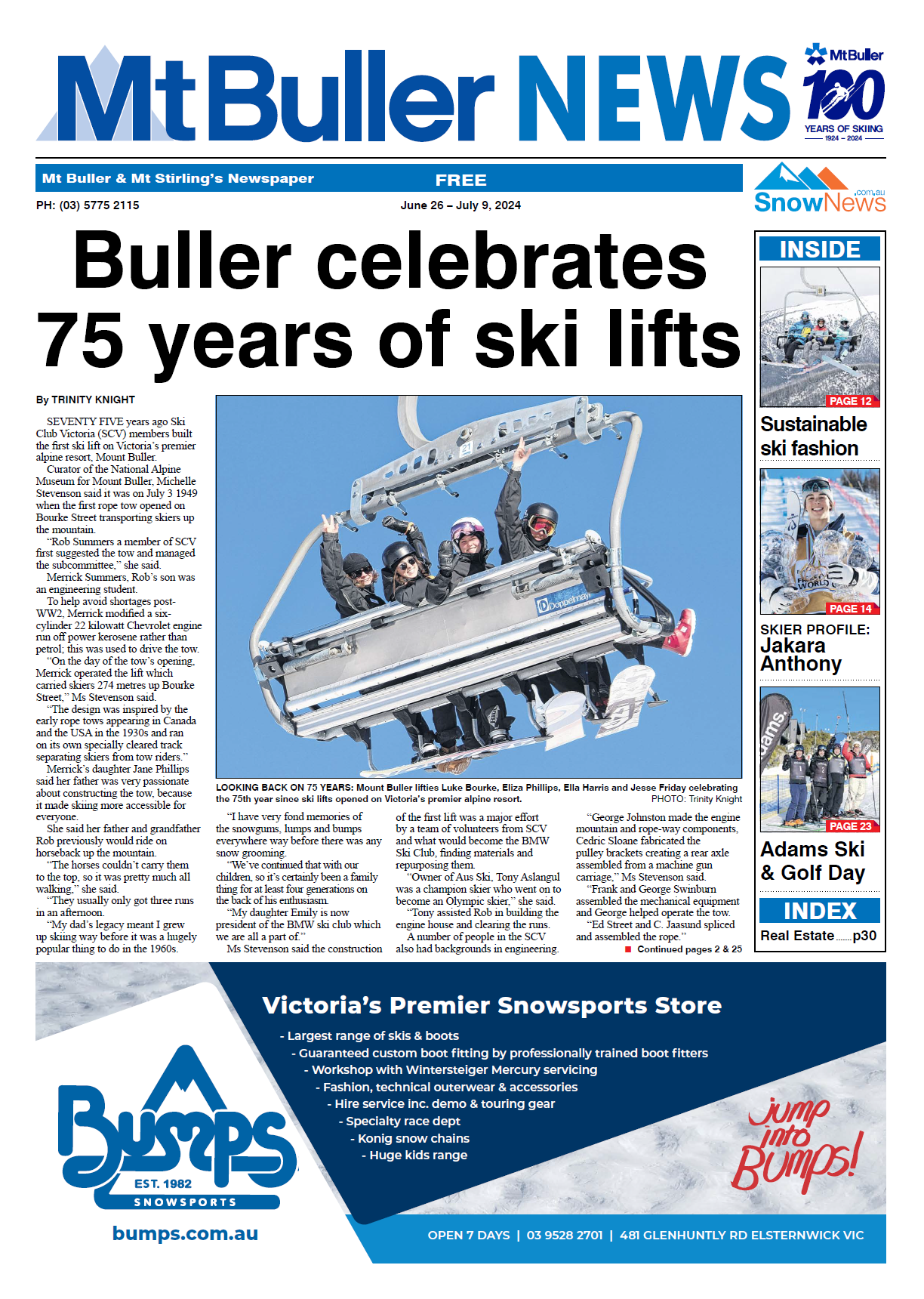 Mt Buller News, June 26, 2024 Post feature image