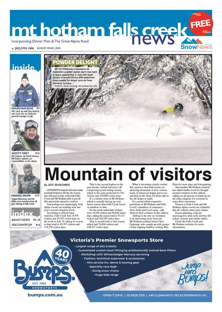 Mt Hotham Falls Creek, August 01, 2023 Post feature image