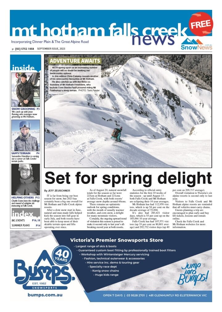 Mt Hotham Falls Creek, September 04, 2023 Post image