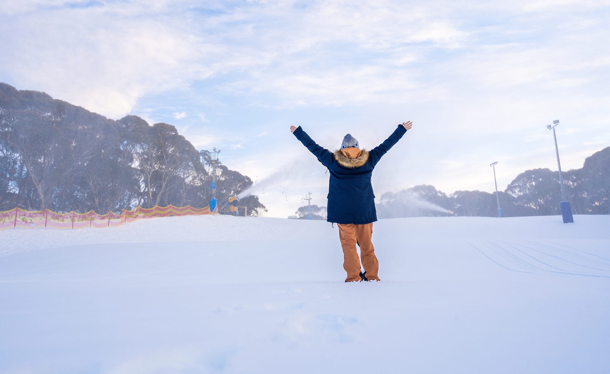 Dinner Plain skiing and snowboarding open Post image